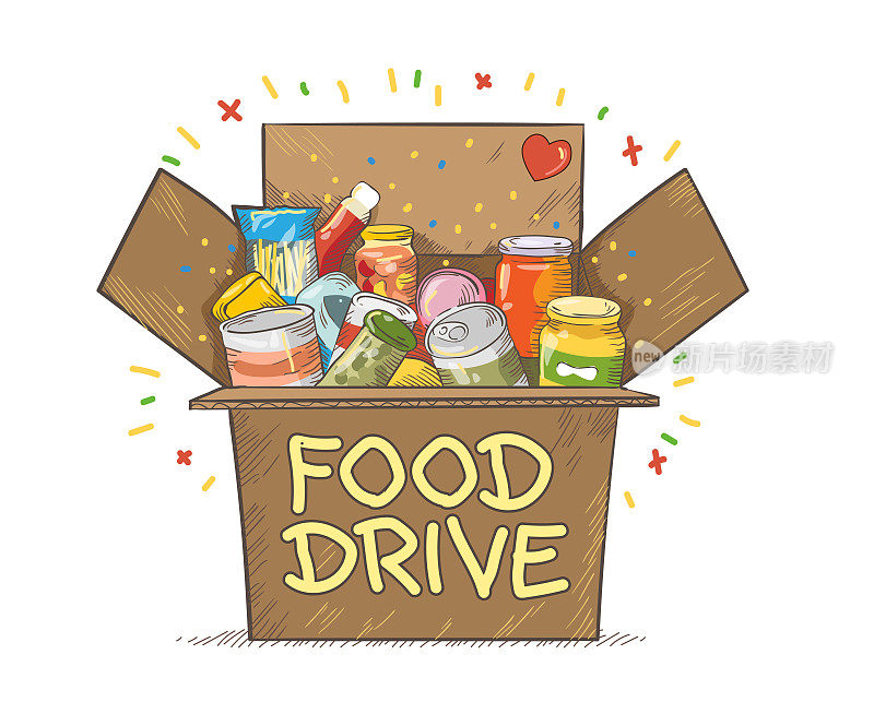 Food Drive charity movement